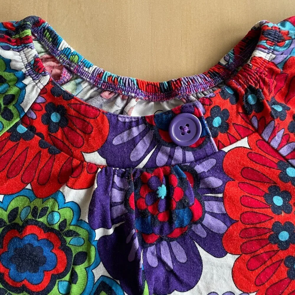 Hanna Andersson G Print Tunic Dress, Power Purple‎ - Size 110 (5)